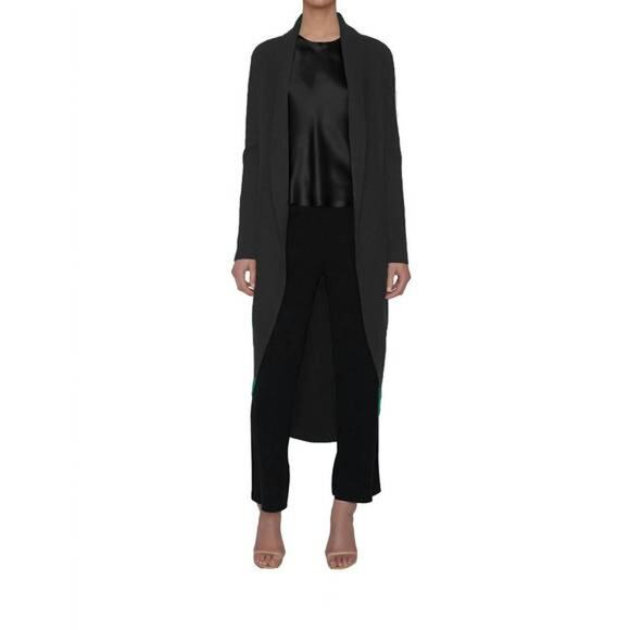 Maison De Papillon Cocoon Vail Sweater Silk Cashmere Black XS Luxury Fall Layer - Picture 9 of 9